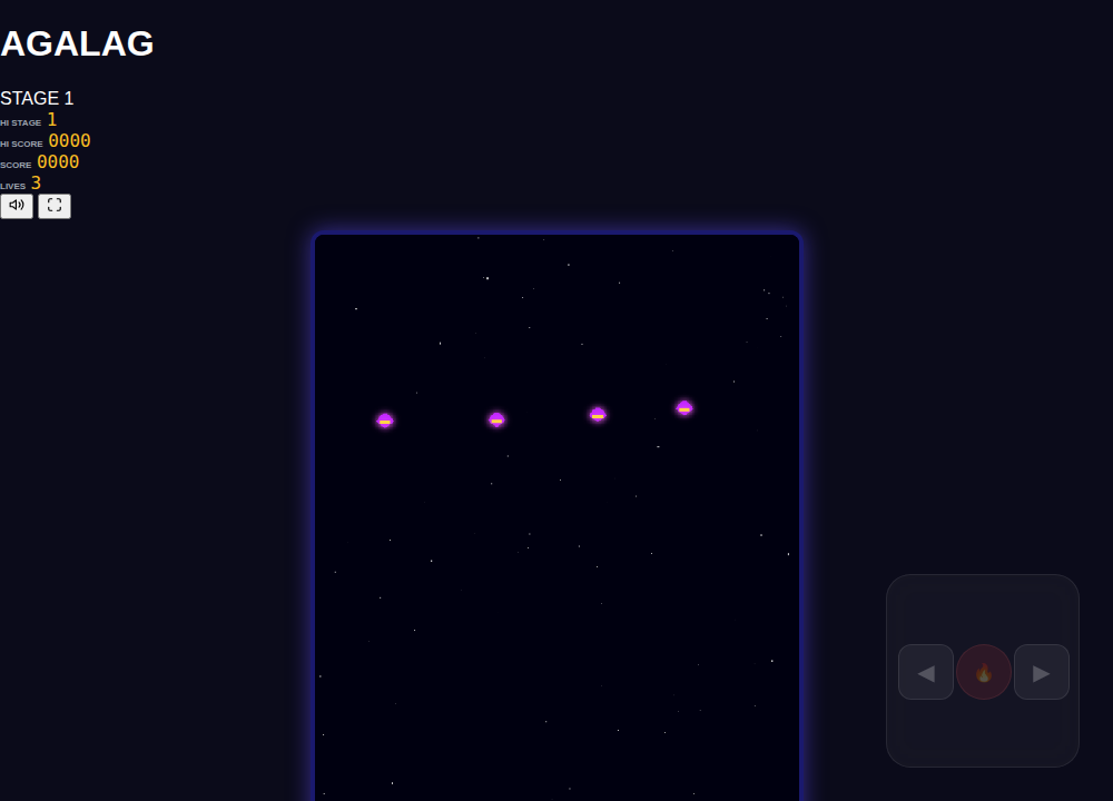 Screenshot of AGALAG gameplay